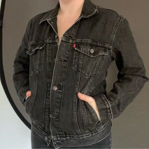 Levi's faded black Denim Jacket